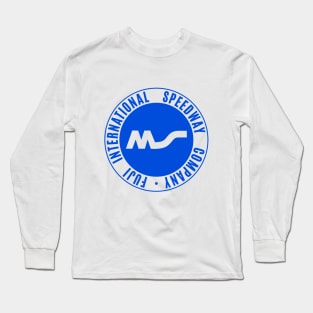 Retro Fuji International Speedway emblem 1960's -70's Japanese Racing Long Sleeve T-Shirt